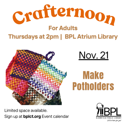 homemade potholders featured for nov 21 crafternoon