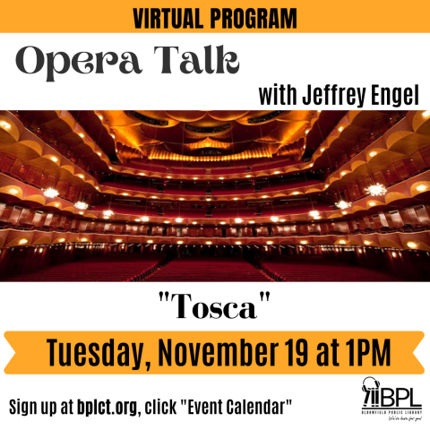 met opera house and tosca opera talk on november 19