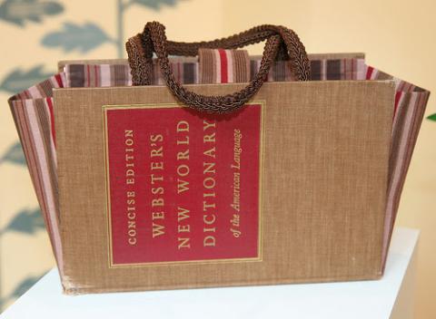 purse made out of a book