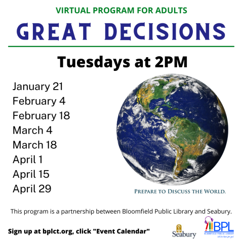 Great Decisions Dates for 2025