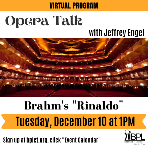 metropolitan opera house inside with word opera talk with jeffrey engel brahm's rinaldo on december 10 at 1pm