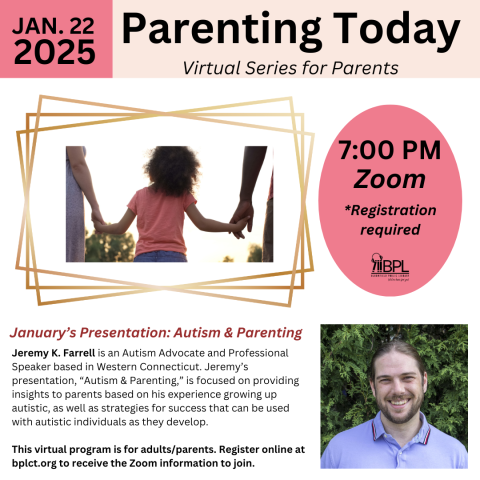 parenting today image of child holding adult hands and image of presenter jeremy farrell