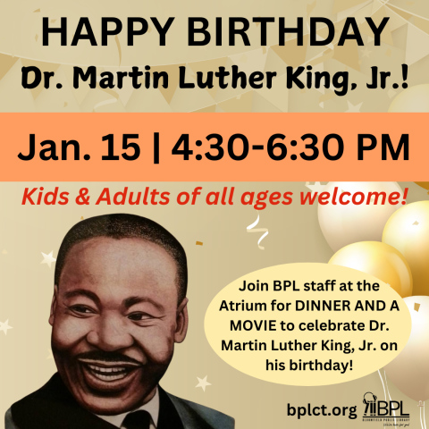 happy birthday dr. martin luther king junior image of dr. king smiling