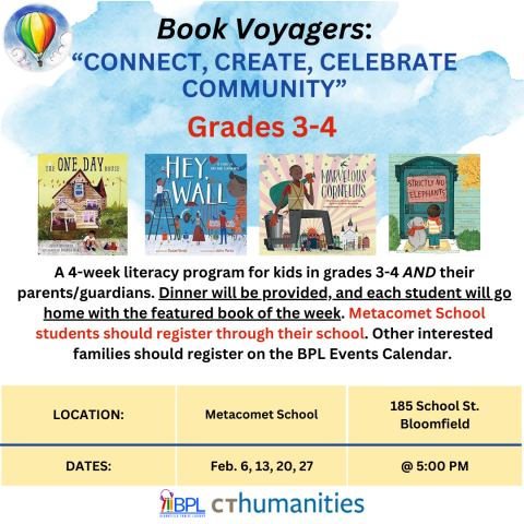 ct humanities book voyagers for grades 3 to 4 with images of 4 books