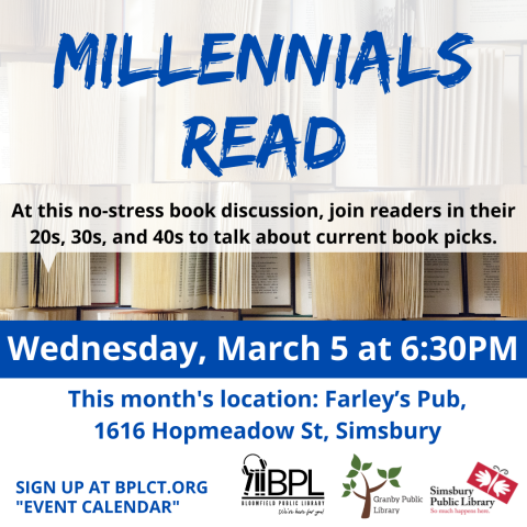 books background farley's pub is this month's location for millennials read