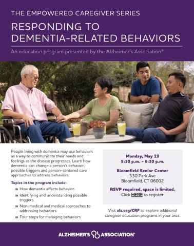 Responding to Behaviors Alz. Association
