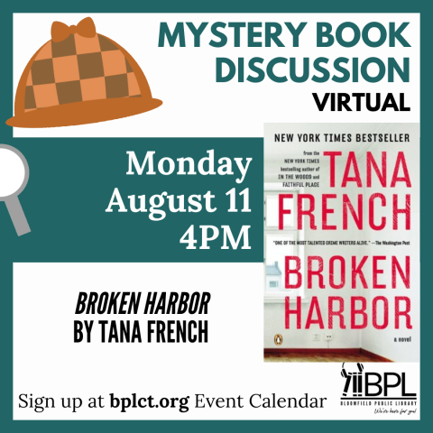 book cover with sherlock cap and magnifying glass