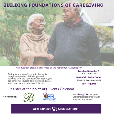 Foundations of Caregiving 12/9/25 5:30-6:30 pm