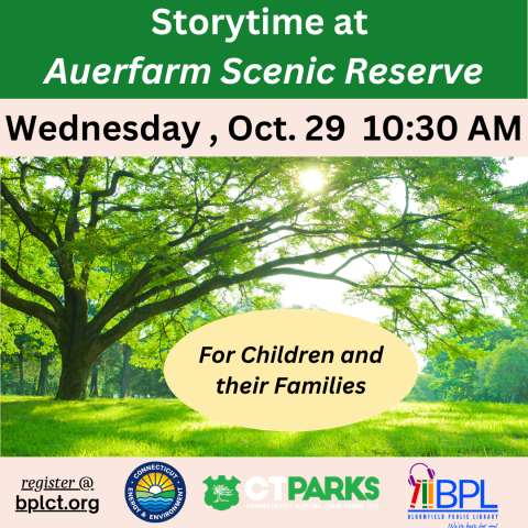 Storytime at Auerfarm Scenic Reserve 10/29/25 at 10:30 AM