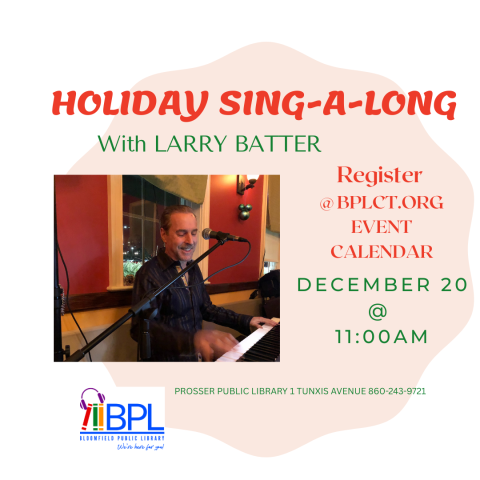 Holiday Sing-A -Long with Larry Batter (Prosser) 12/20/25