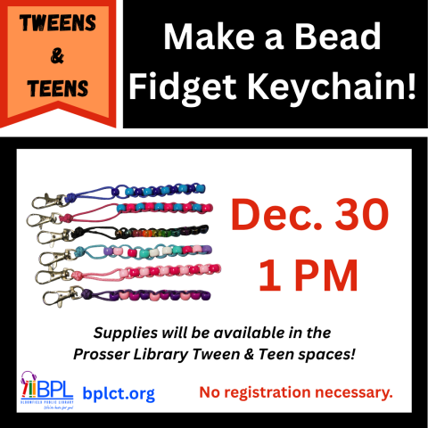 make a bead fidget keychain image of a string of beads on a key chain