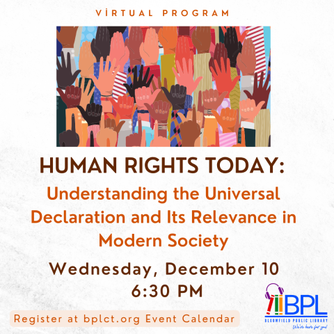 several differently colored hands are held up in fists in a group, depicting a crowd of diverse people