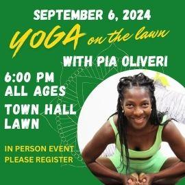 Pia Oliveri will do Yoga on Sept. 6th, 2024