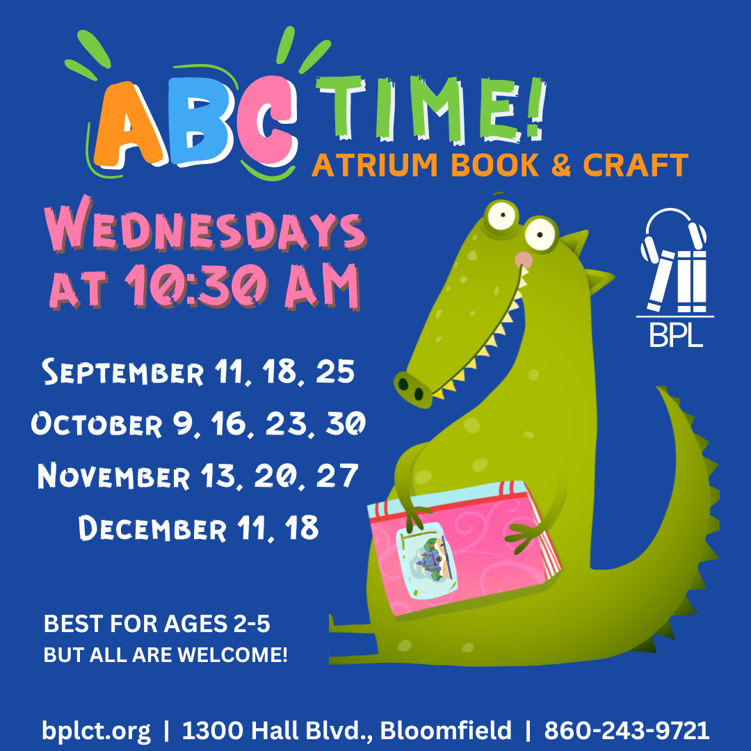 abc time atrium book and craft wednesdays at 10 30 a m at the b p l atrium