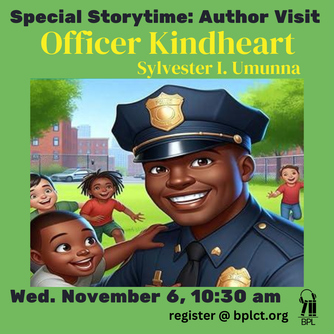 Special Storytime: Author of Officer Kindheart visits