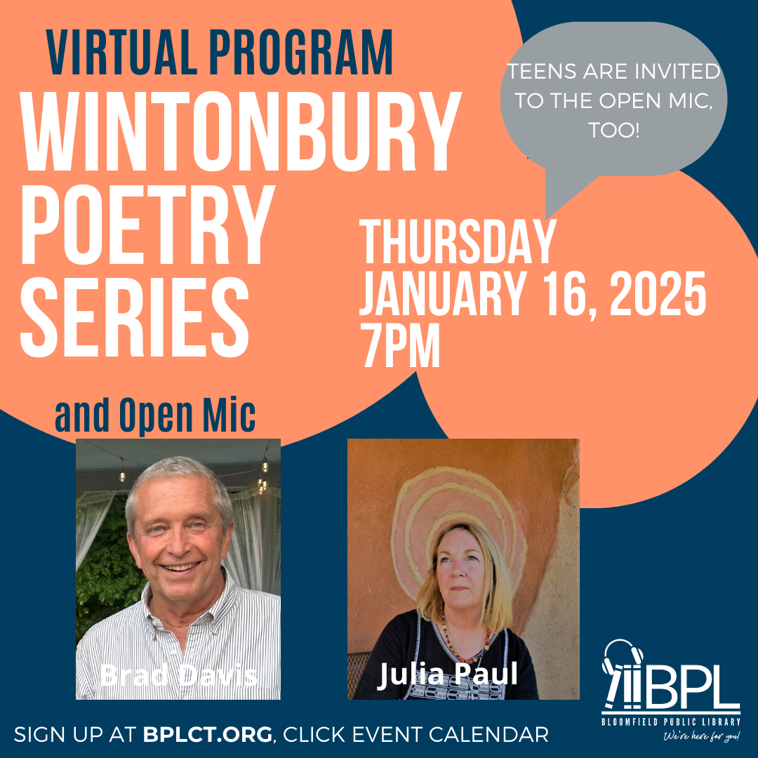 Poetry Brad Davis and Julia Paul