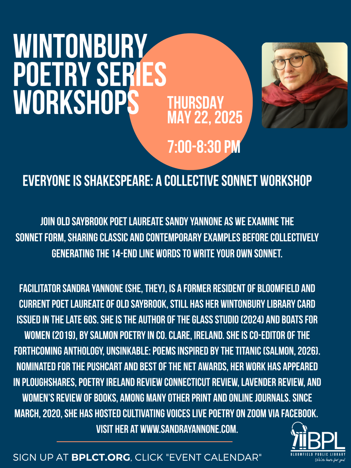 Poetry Workshop May 22, 2025