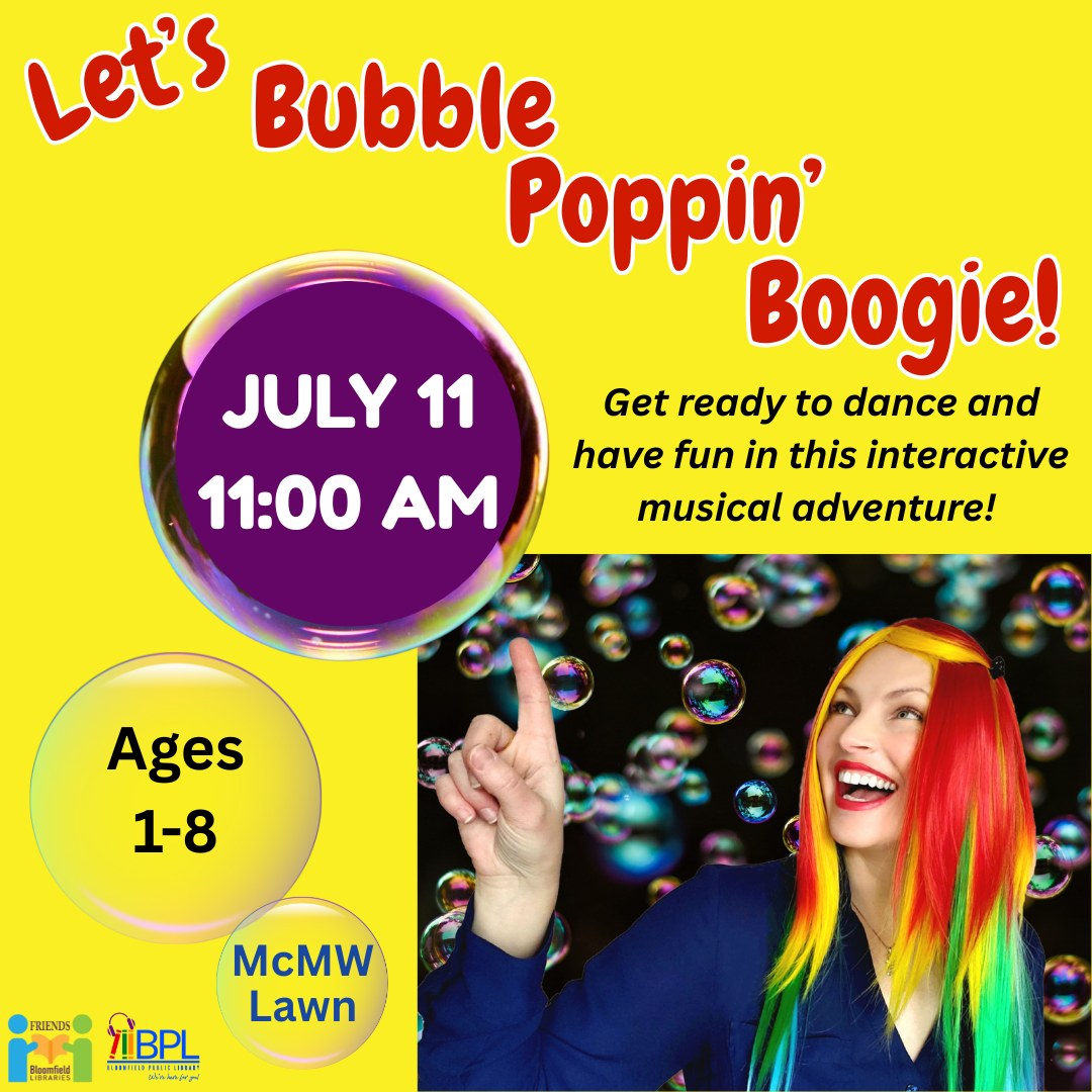 Let's bubble poppin boogie july 11 image of performer and bubbles