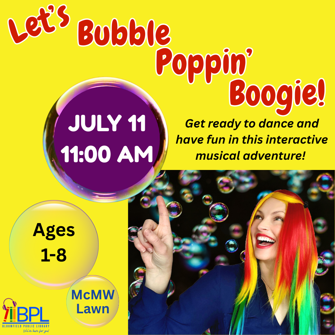 Let's bubble poppin boogie july 11 image of performer and bubbles