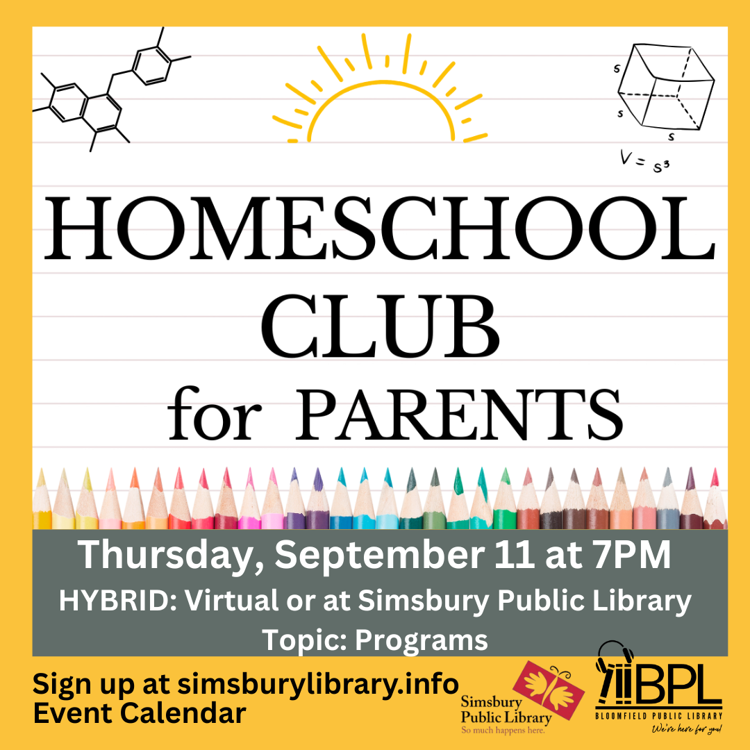 colored pencils and drawing paper with homeschool club for parents