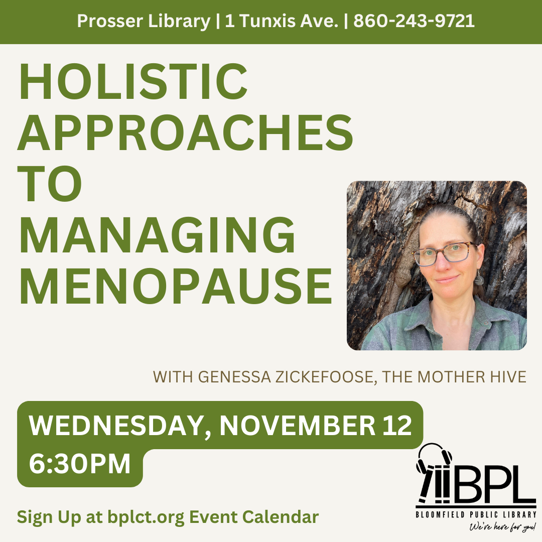 photo of genessa with words holistic approaches to managing menopause