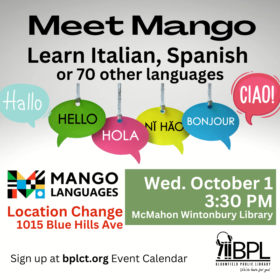 hello in speech bubbles in many languages meet mango and learn a new language